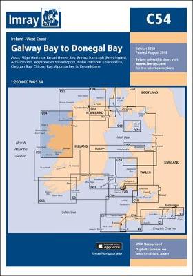 Imray Chart C54: Galway Bay to Donegal Bay - Imray, Imray