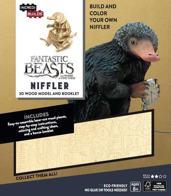 Incredibuilds: Fantastic Beasts and Where to Find Them: Niffler 3D Wood Model and Booklet - Zahed, Ramin