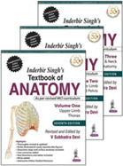 Inderbir Singh's Textbook of Anatomy (3 Volumes): Volume 1: Upper Limb and Thorax, Volume 2: Lower Limb, Abdomen and Pelvis, Volume 3: Head & Neck and Neuroanatomy
