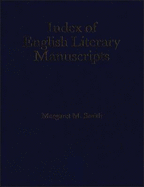 Index of English Literary Manuscripts: Volume 3, Part 4, Sterne-Young