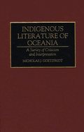 Indigenous Literature of Oceania: A Survey of Criticism and Interpretation