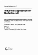 Industrial Applications of Surfactants II: Rsc - Karsa, D R (Editor)