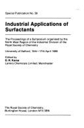 Industrial Applns of Surfacants Sp 59 - Karsa, David R