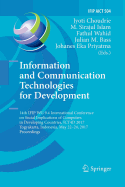 Information and Communication Technologies for Development: 14th Ifip Wg 9.4 International Conference on Social Implications of Computers in Developing Countries, Ict4d 2017, Yogyakarta, Indonesia, May 22-24, 2017, Proceedings