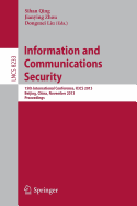 Information and Communications Security: 15th International Conference, Icics 2013, Beijing, China, November 20-22, 2013, Proceedings