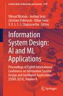 Information System Design: AI and ML Applications: Proceedings of Eighth International Conference on Information System Design and Intelligent Applications (ISDIA 2024), Volume 4