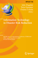 Information Technology in Disaster Risk Reduction: 8th IFIP WG 5.15 International Conference, ITDRR 2023, Tokyo, Japan, December 4-6, 2023, Revised Selected Papers