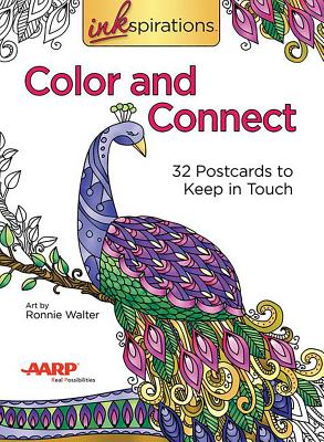 Inkspirations Color and Connect: 32 Postcards to Keep in Touch - 