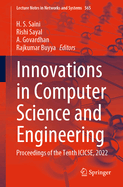 Innovations in Computer Science and Engineering: Proceedings of the Tenth Icicse, 2022