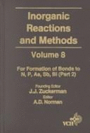 Inorganic Reactions and Methods: The Formation of Bonds to C, Si, GE, Sn, PB (PT. 2)