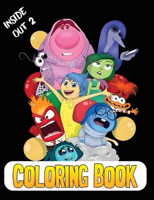 Inside 2 Out Coloring Book: Inside 0ut Ultimate coloring book for all ages - Roseina, Lilya, and Coloring Book, Inside Out (Cover design by)