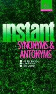 Instant Synonyms and Antonyms
