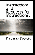 Instructions and Requests for Instructions