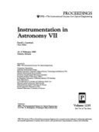 Instrumentation in Astronomy VII - Crawford, D (Editor)