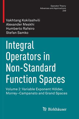 Integral Operators in Non-Standard Function Spaces: Volume 2: Variable Exponent Hlder, Morrey-Campanato and Grand Spaces - Kokilashvili, Vakhtang, and Meskhi, Alexander, and Rafeiro, Humberto