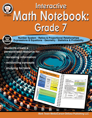 Interactive Math Notebook Resource Book, Grade 7 - Cameron, Schyrlet, and Craig, Carolyn