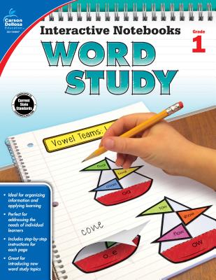 Interactive Notebooks Word Study, Grade 1 - Carson Dellosa Education