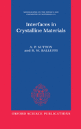 Interfaces in Crystalline Materials