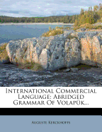 International Commercial Language: Abridged Grammar of Volapuk