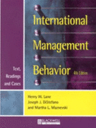 International Management Behavior: Text, Readings and Cases - Lane, Henry W, and DiStefano, Joseph J, III, and Maxnevski, Martha L