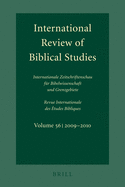 International Review of Biblical Studies, Volume 56 (2009-2010)