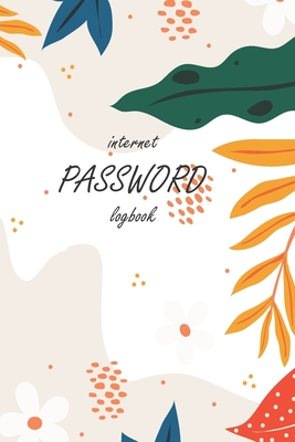 Internet Password Logbook: Password Logbook, Internet Password Organizer, Hand drawn floral Design - Ban, Au