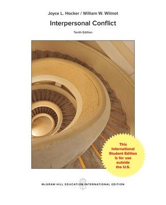 Interpersonal Conflict - Wilmot, William, and Hocker, Joyce