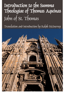 Intro Summa Theologiae Thomas Aquinas: John of St. Thomas