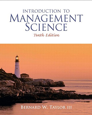 Introduction to Management Science - Taylor, Bernard W, III