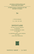 Inventaire des pi?ces d'archives fran?aises se rapportant ? l'Abbaye de Port-Royal des Champs et son cercle et ? la r?sistance contre la Bulle Unigenitus et ? l'appel: (Ancien Fonds d'Amersfoort)