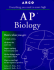 Ap Biology (Master the Ap Biology Test)