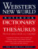 Webster's New World Notebook and Thesaurus Dictionary