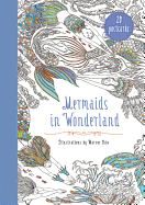 mermaids in wonderland 20 postcards an interactive coloring adventure for a
