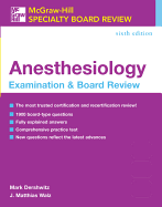 mcgraw hill specialty board review anesthesiology examination and board rev