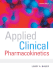 Applied Clinical Pharmacokinetics