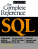 Sql: the Complete Reference [With *]