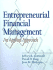 Entrepreneurial Financial Management