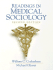 Readings in Medical Sociology (2nd Edition)