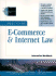 Analyzing E-Commerce & Internet Law