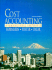 Cost Accounting: a Managerial Emphasis