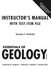 Pearson Essentials of Geology Instuctor's Manual and Test File