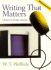 Writing That Matters: a Rhetoric for the New Classroom