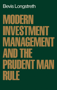 modern investment management and the prudent man rule