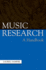 Music Research: a Handbook