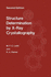Structure Determination By X-Ray Crystallography