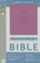 Niv, Value Thinline Bible, Large Print, Imitation Leather, Pink