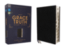 The Grace and Truth Study Bible: New International Version, European Bonded Leather, Black, Red Letter, Thumb Indexed, Comfort Print