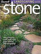 sunset landscaping with stone natural looking paths steps walls water featu