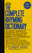 complete rhyming dictionary including the poets craft book