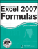 Excel 2007 Formulas (Mr. Spreadsheets Bookshelf)